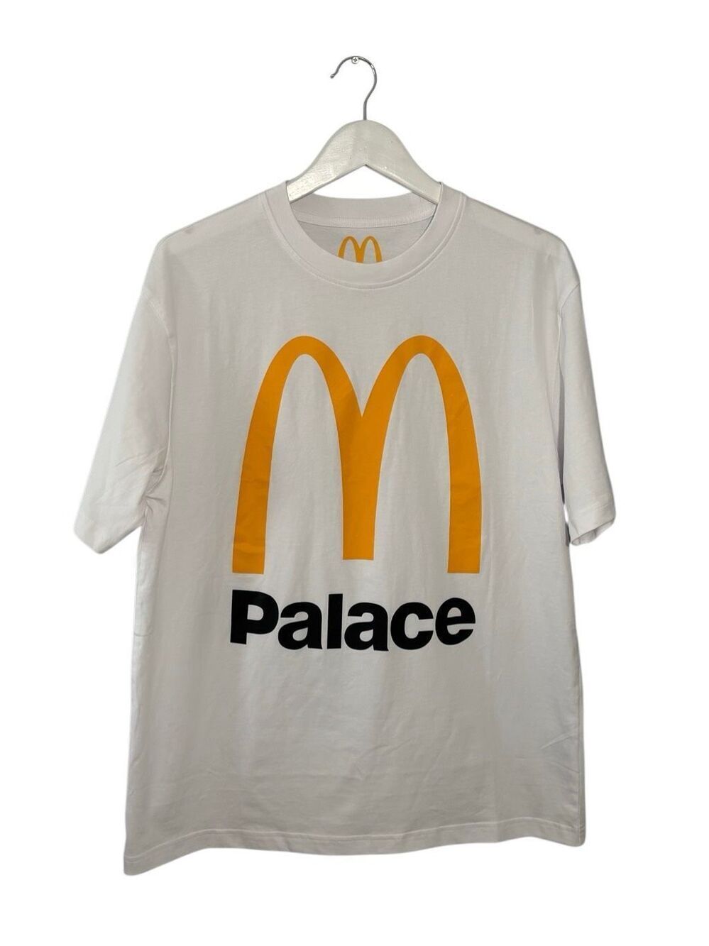NWOT McDonald’s x Palace Skateboarding white logo short sleeve t-shirt - XL